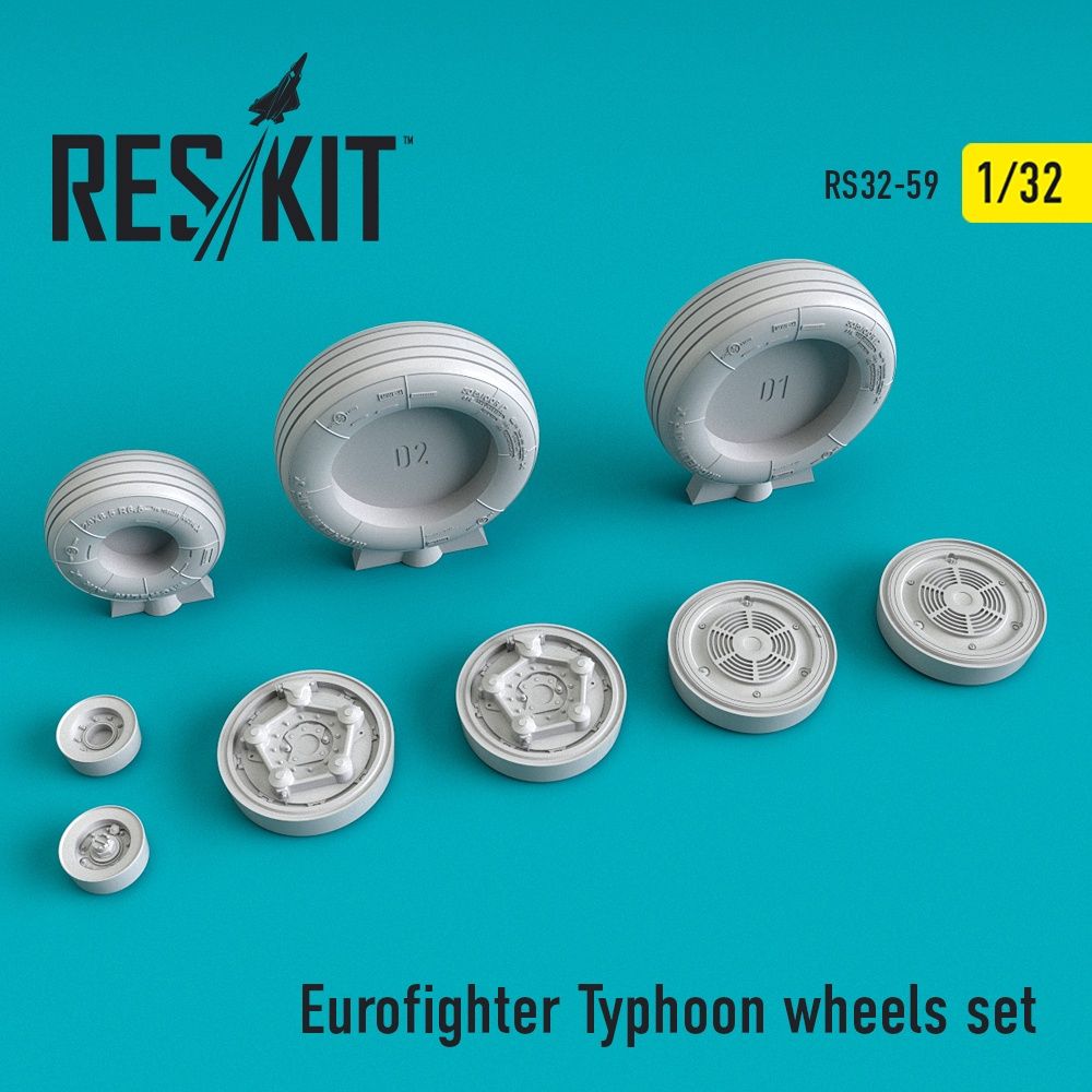 RS32-0059 - Eurofighter Typhoon wheels set  - 1:32