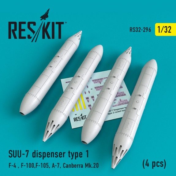 RS32-0296 - SUU-7 dispenser type 1 (4 pcs) - 1:32