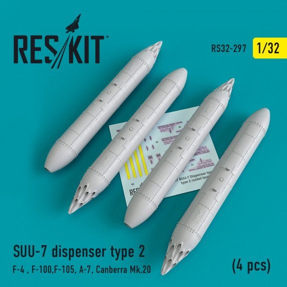 RS32-0297 - SUU-7 dispenser type 2 (4 pcs) - 1:32