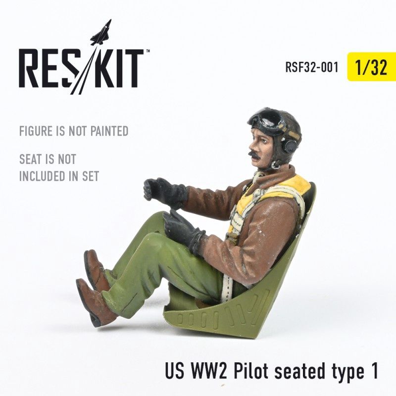 RSF32-0001 - US WW2 Pilot seated type 1 - 1:32