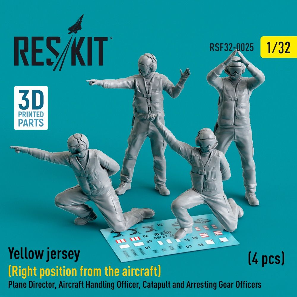 RSF32-0025 - Yellow jersey (Right position from the aircraft) Plane Director - 1:32