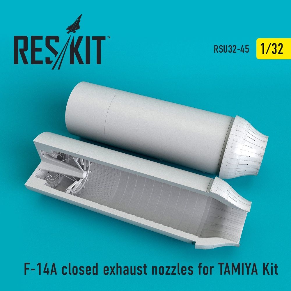 RSU32-0045 - F-14A closed exhaust nozzles for TAMIYA Kit - 1:32