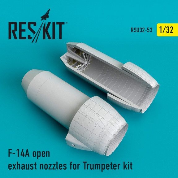RSU32-0053 - F-14A open exhaust nozzles for Trumpeter Kit - 1:32