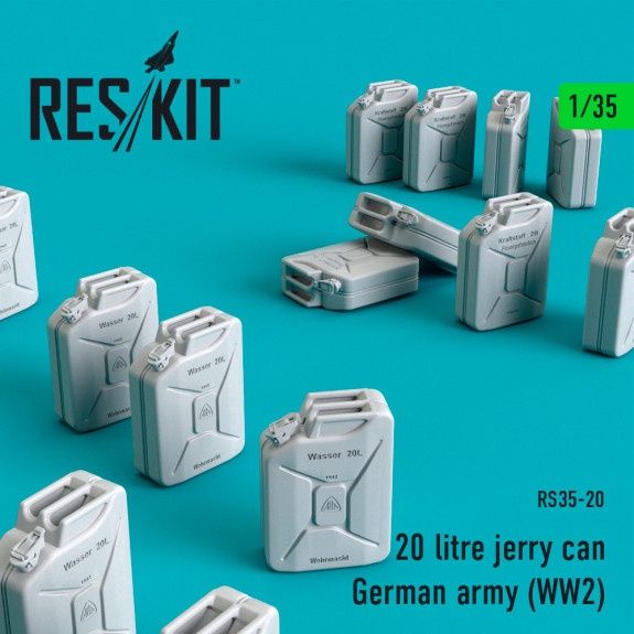 RS35-0020 - 20 litre jerry can - German army (WW2) - 1:35