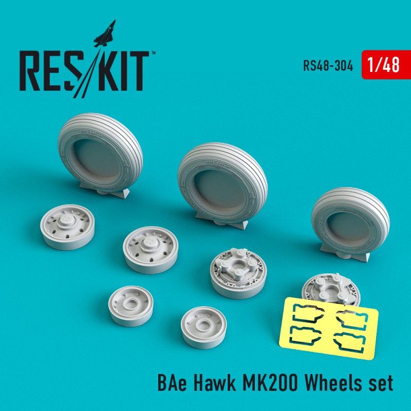 RS48-0304 - BAe Hawk MK200 Wheels set - 1:48