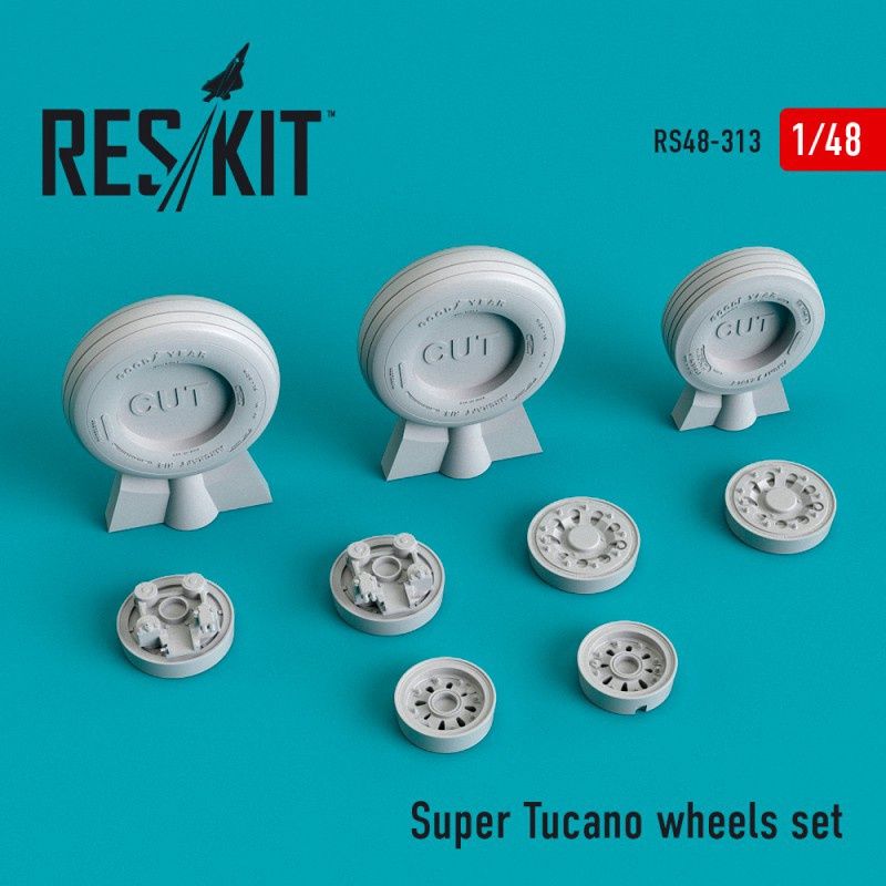 RS48-0313 - Super Tucano wheels set - 1:48