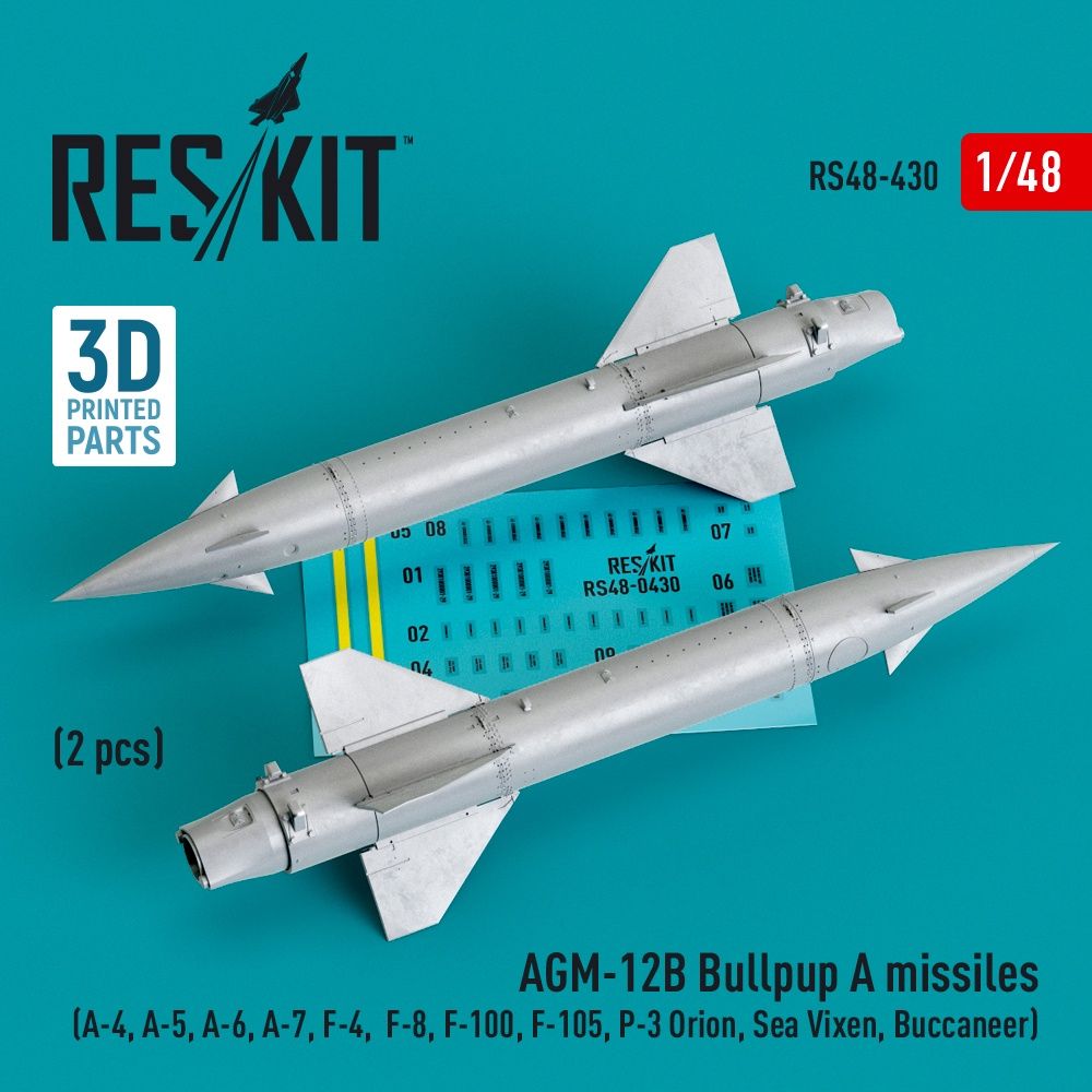 RS48-0430 - AGM-12B Bullpup A missiles (2 pcs)  - 1:48