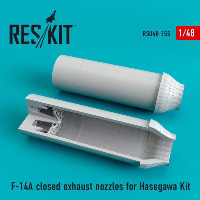 RSU48-0155 - F-14A closed exhaust nozzles for Hasegawa Kit - 1:48