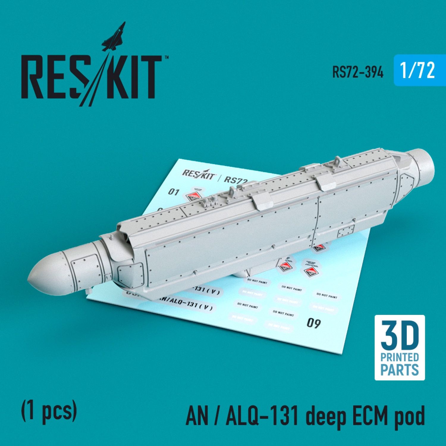 RS72-0394 - AN / ALQ-131 deep ECM pod (3D Printing) - 1:72