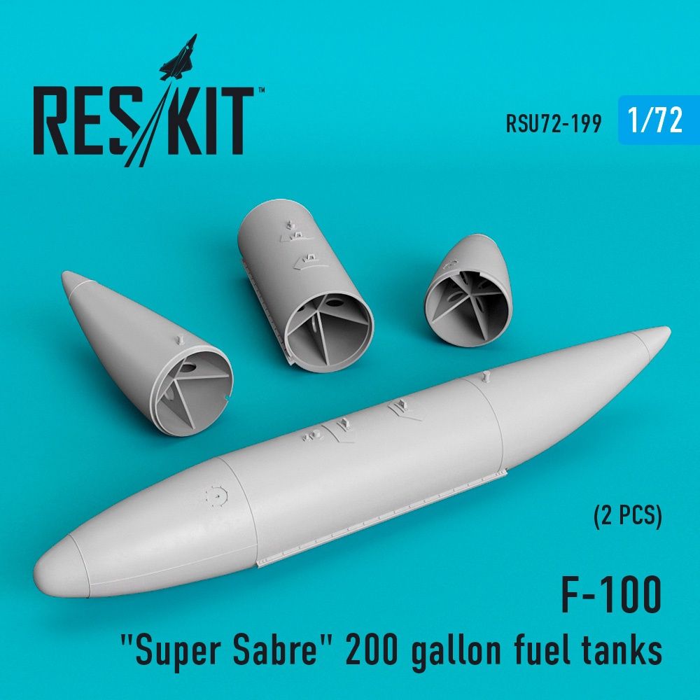 RSU72-0199 - F-100 &quot;Super Sabre&quot; 200 gallon fuel tanks - 1:72