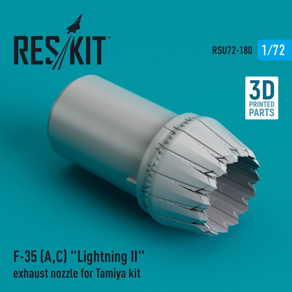 RSU72-0180 - F-35 (A,C) &quot;Lightning II&quot; exhaust nozzle for Tamiya kit - 1:72