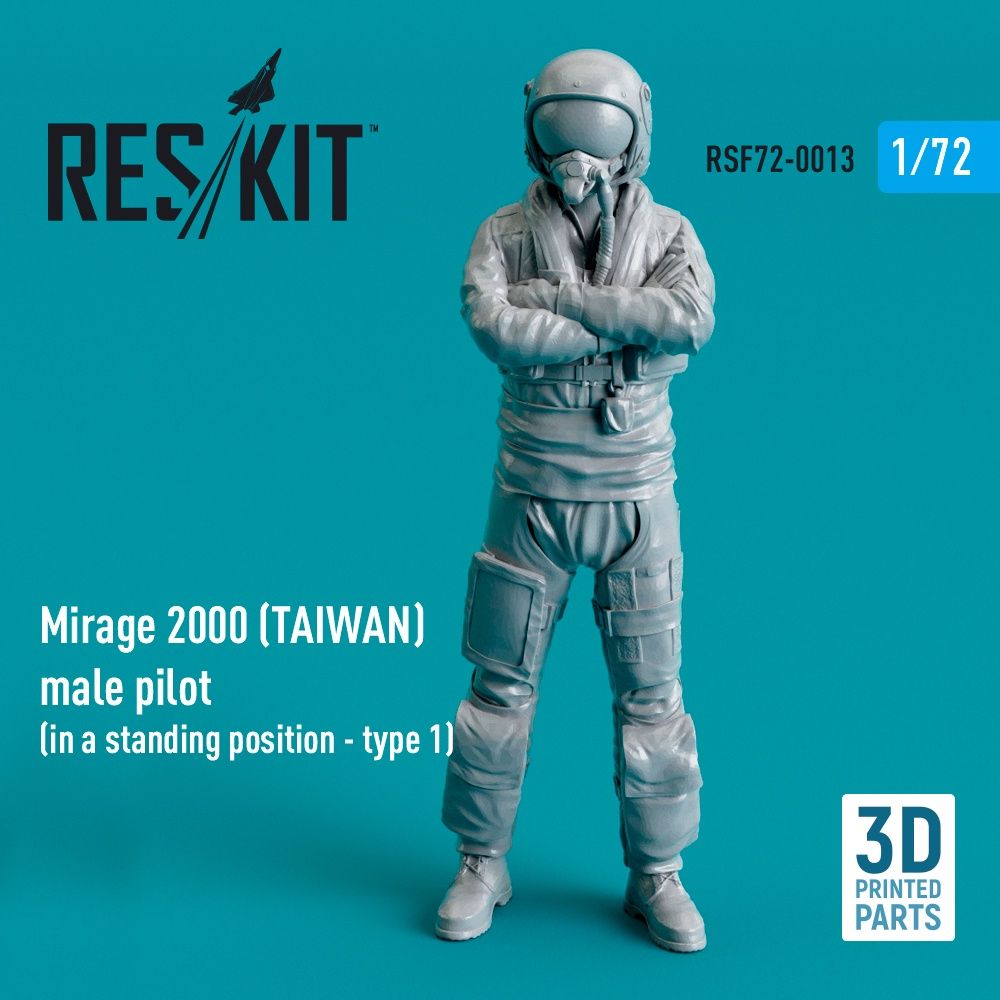 RSF72-0013 - Mirage 2000 (TAIWAN) male pilot (in a standing position - type 1 - 1:72