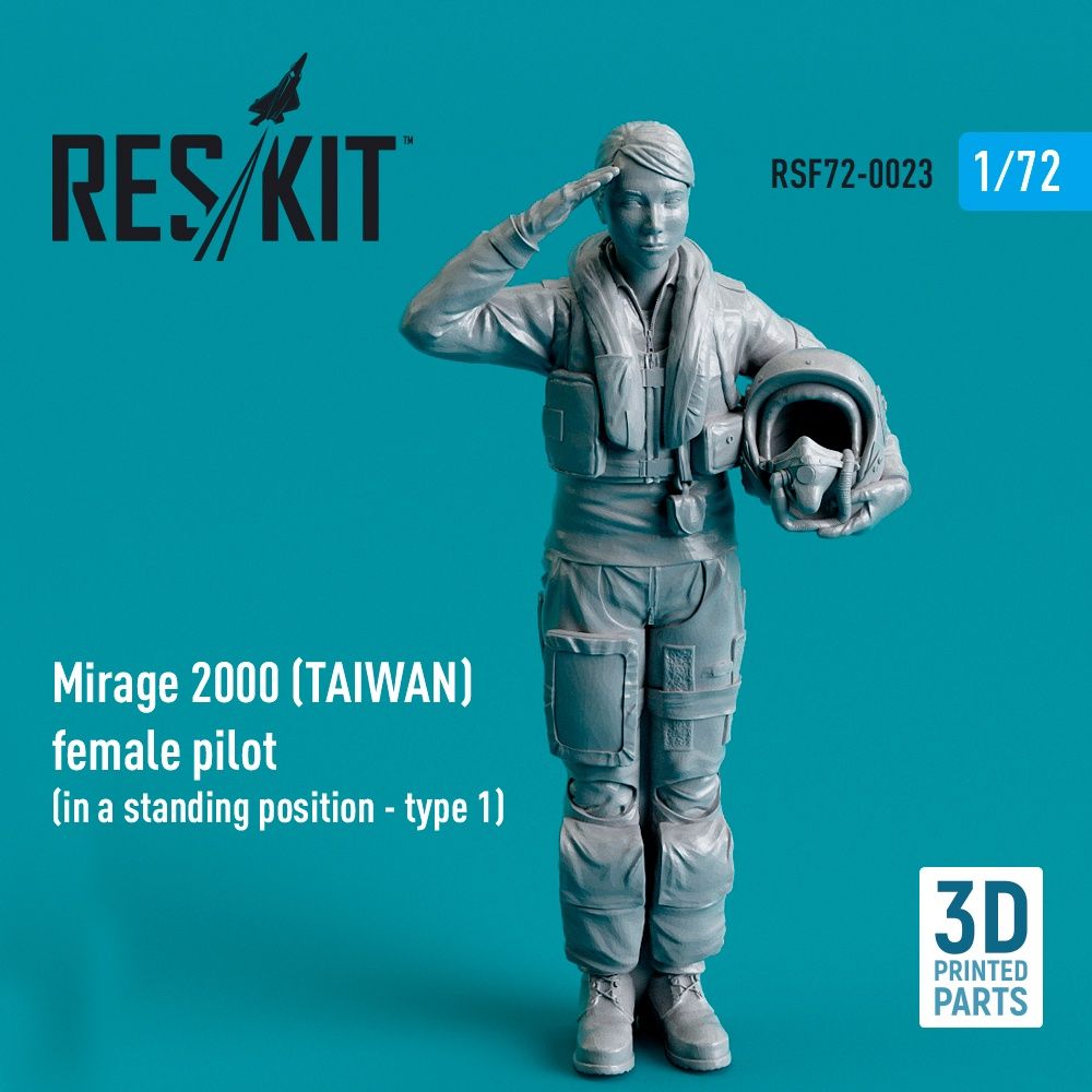 RSF72-0023 - Mirage 2000 (TAIWAN) female pilot (in a standing position - type 1 - 1:72