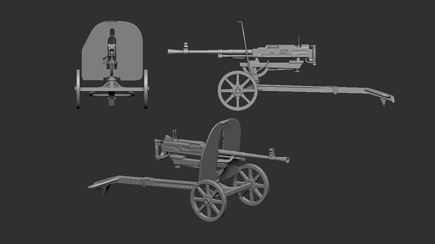200-A72004 - Goryunov SG-43 machine gun - 1:72