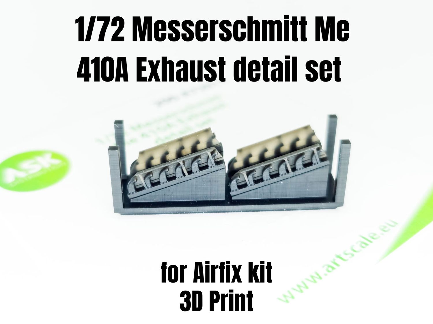 200-A72011 - Messerschmitt Me 410A Exhaust detail set for Airfix kit - 1:72