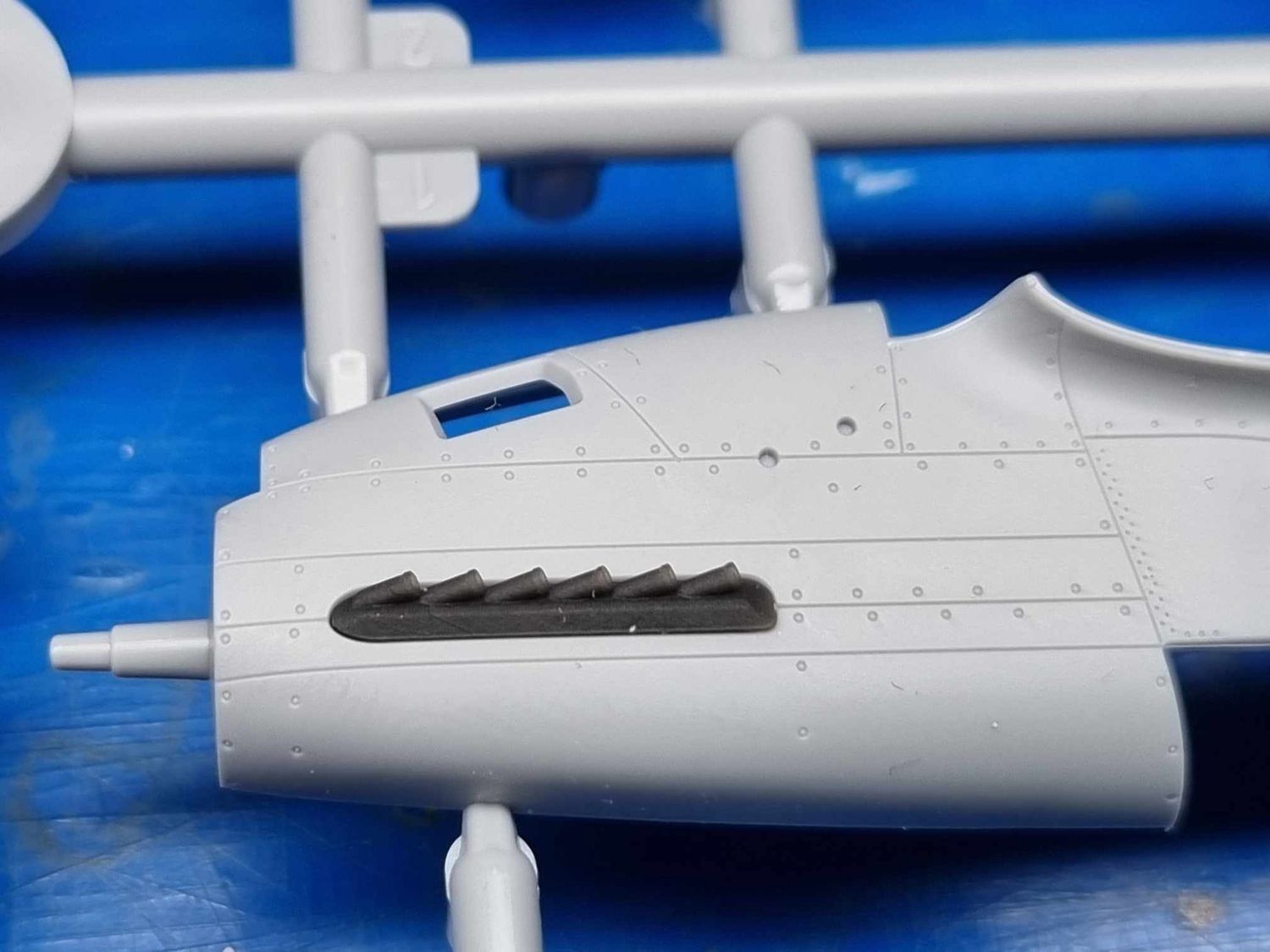200-A72018 - P-51B/C Mustang - Exhausts detail set for Arma Hobby kit - 1:72