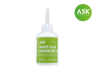 200-T0106 - ASK White GLue (100g) Quick setting white glue for modellers