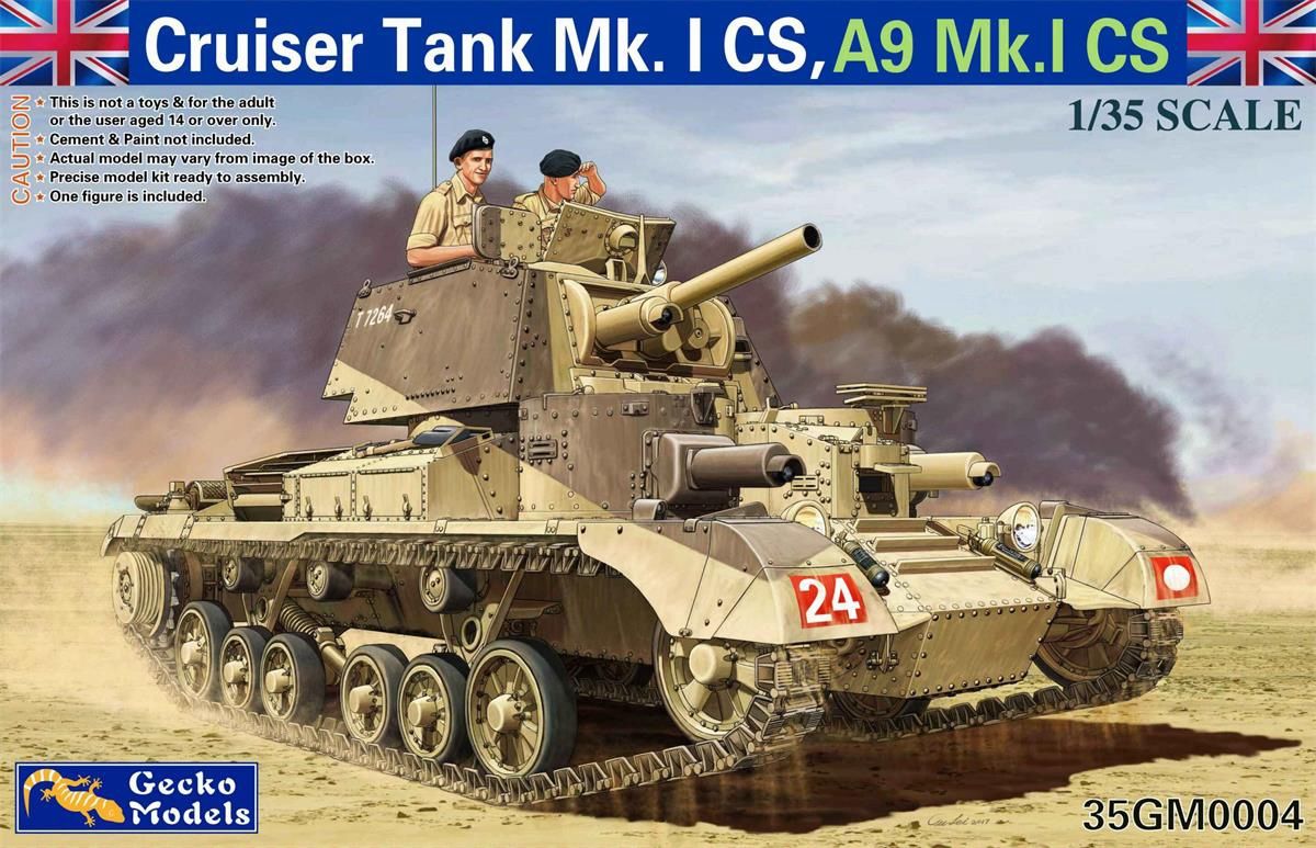 35GM0004 - Cruiser Tank Mk. I CS, A9 Mk.I CS - 1:35