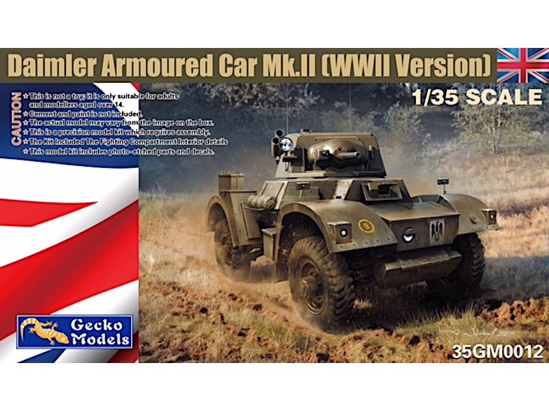35GM0012 - Daimler Armoured Car Mk.II (WWII Version) - 1:35