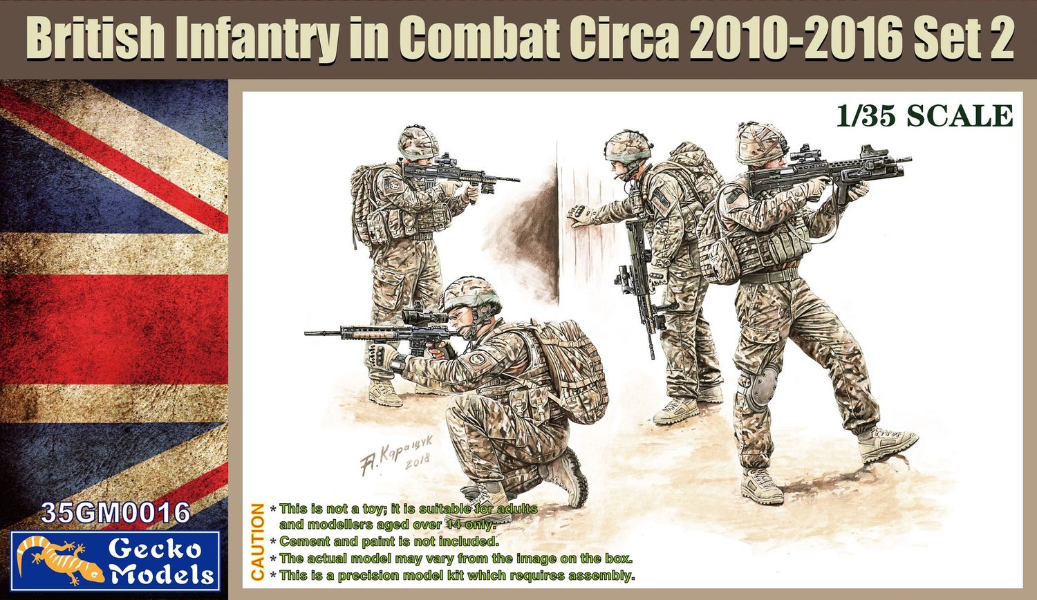 35GM0016 - British Infantry in Combat Circa 2010-2016 Set 2 - 1:35