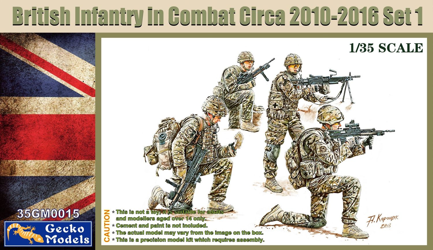 35GM0015 - British Infantry in Combat Circa 2010-2016 Set 1 - 1:35