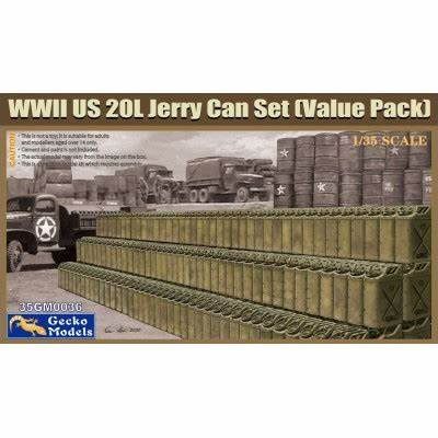 35GM0036 - WWII US 20L Jerry Can Set [Value pack] - 1:35