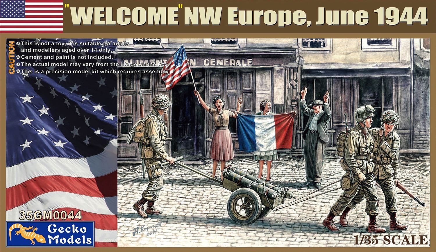 35GM0044 - &quot;Welcome&quot;NW Europe, June 1944 - 1:35