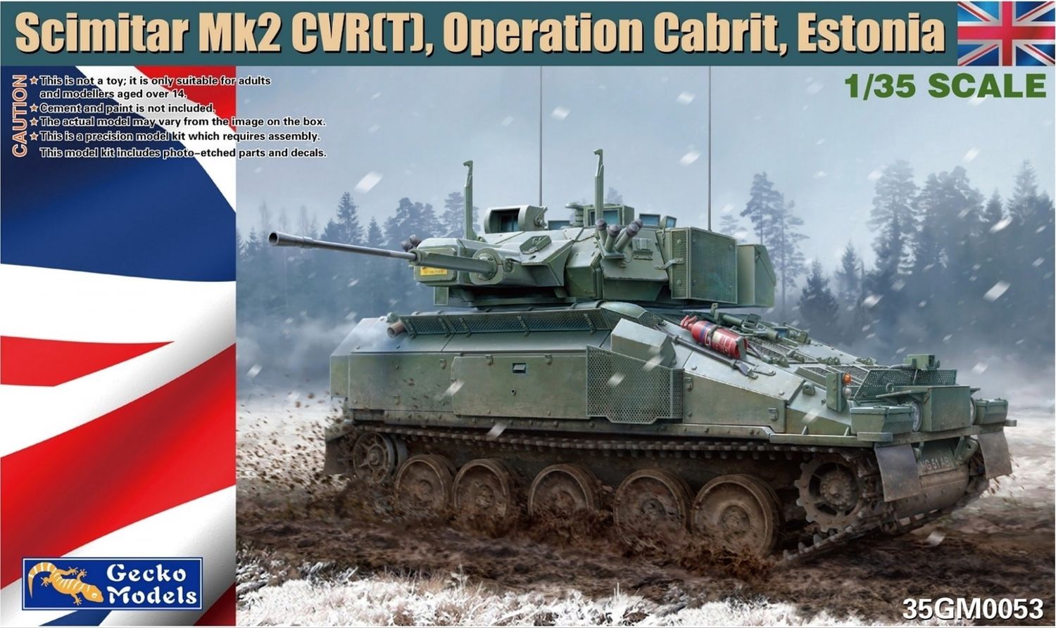 35GM0053 - Scimitar MK2 CVR(T) Operation Cabrit, Estonia - 1:35