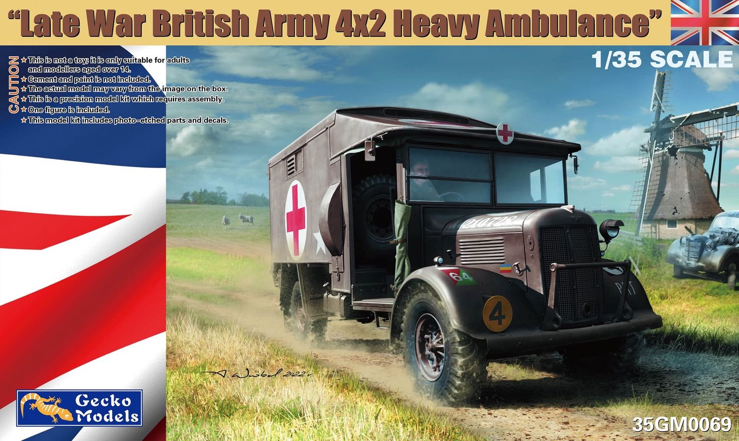 35GM0069 - Late War British Army 4x2 Heavy Ambulance - 1:35