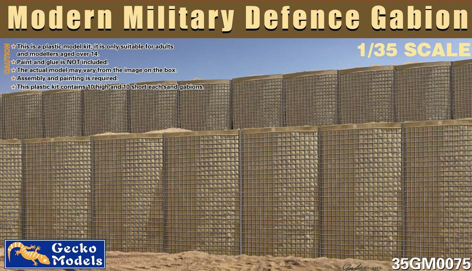 35GM0075 - Modern Military Sand Gabion - 1:35