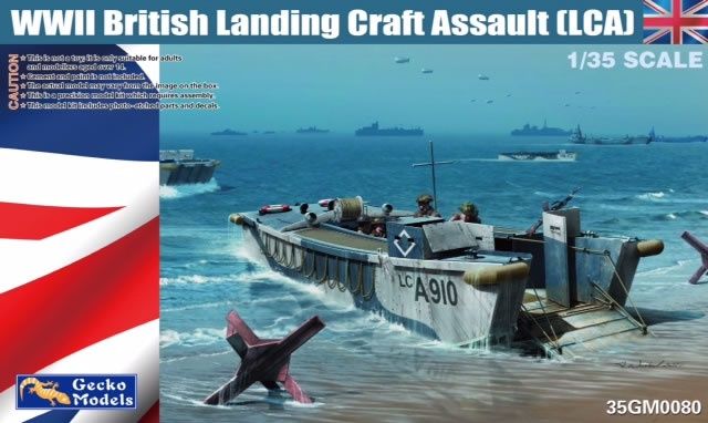 35GM0080 - WWII British Landing Craft Assault [LCA] - 1:35