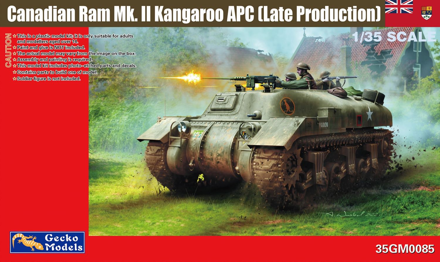 35GM0085 - Canadian Ram Mk II Kangaroo APC (Late Production) - 1:35