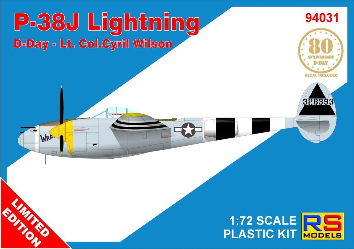94031 - P-38J Lightning D-Day - Lt.Col. Cyril Wilson - 1:72