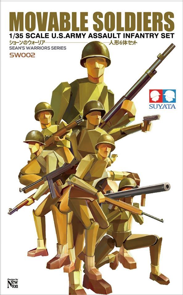SW002 - Movable Soldiers US Army Assault Infantry Set - 1:35