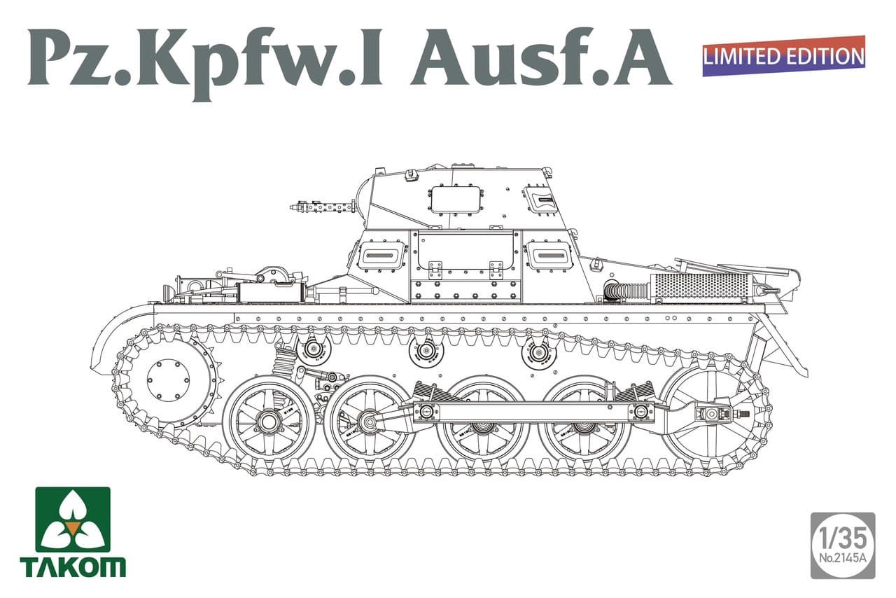 2145A - Pz.Kpfw.I Ausf. A Limited Edition - 1:35