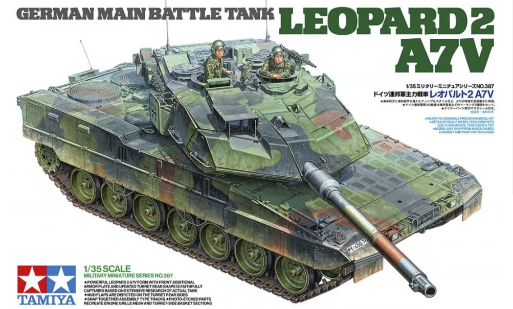 35387 - Leopard 2 A7V German Battle Tank - 1:35