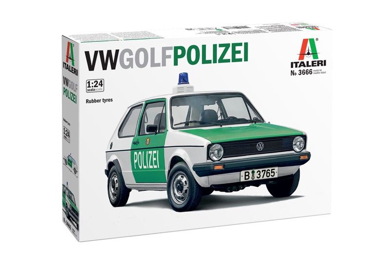 3666 - VW Golf Polizei - 1:24