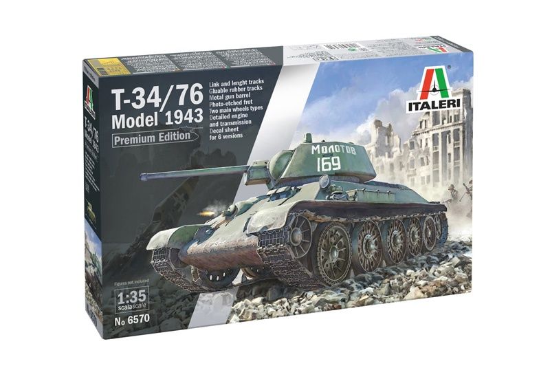 6570 - T-34/76 Model 1943 Early Version Premium Edition - 1:35