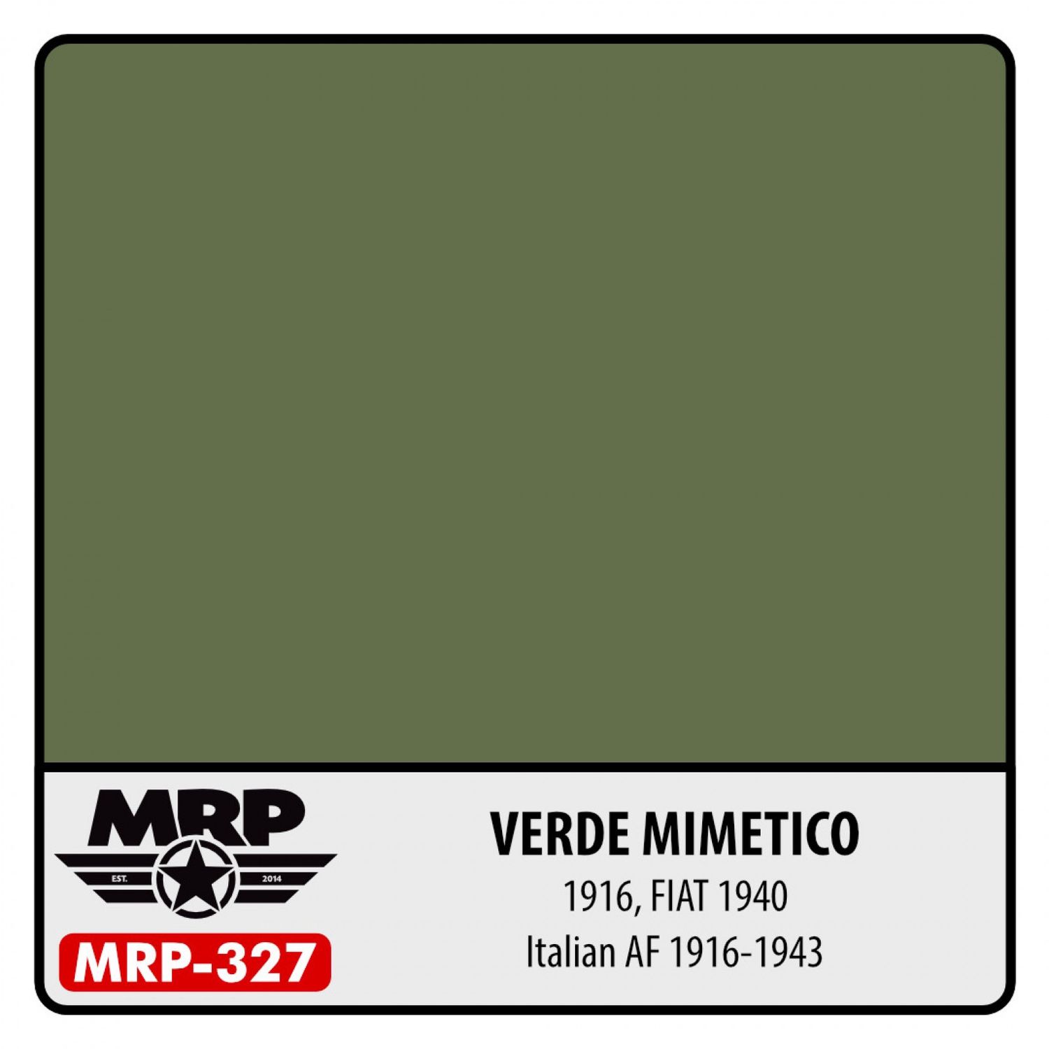 MRP-327 - Verde Mimetico 1916, FIAT 1940 (Italian AF 1916-43) 30ml