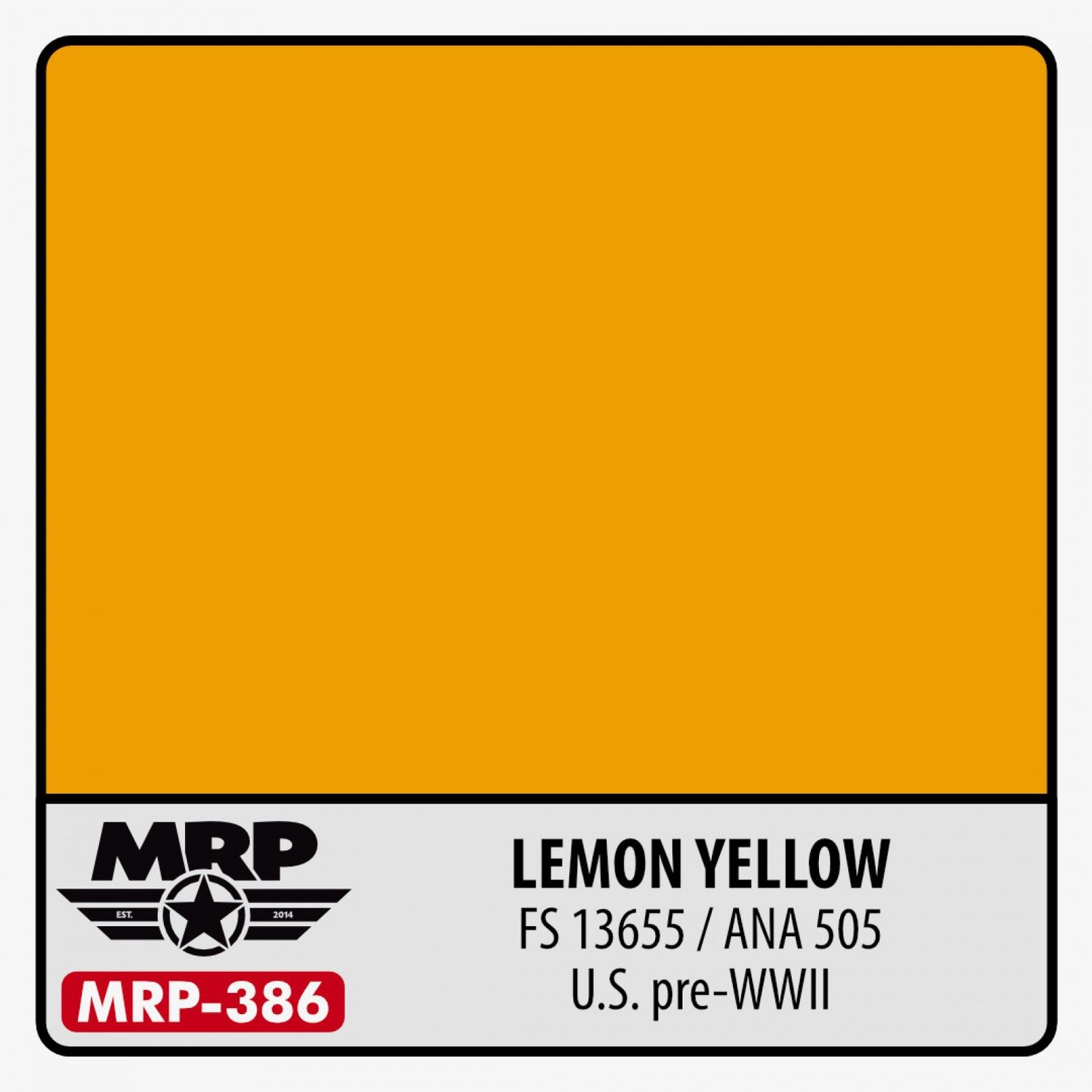 MRP-386 - Lemon Yellow (FS 13655, ANA505) - US pre-WWII 30ml
