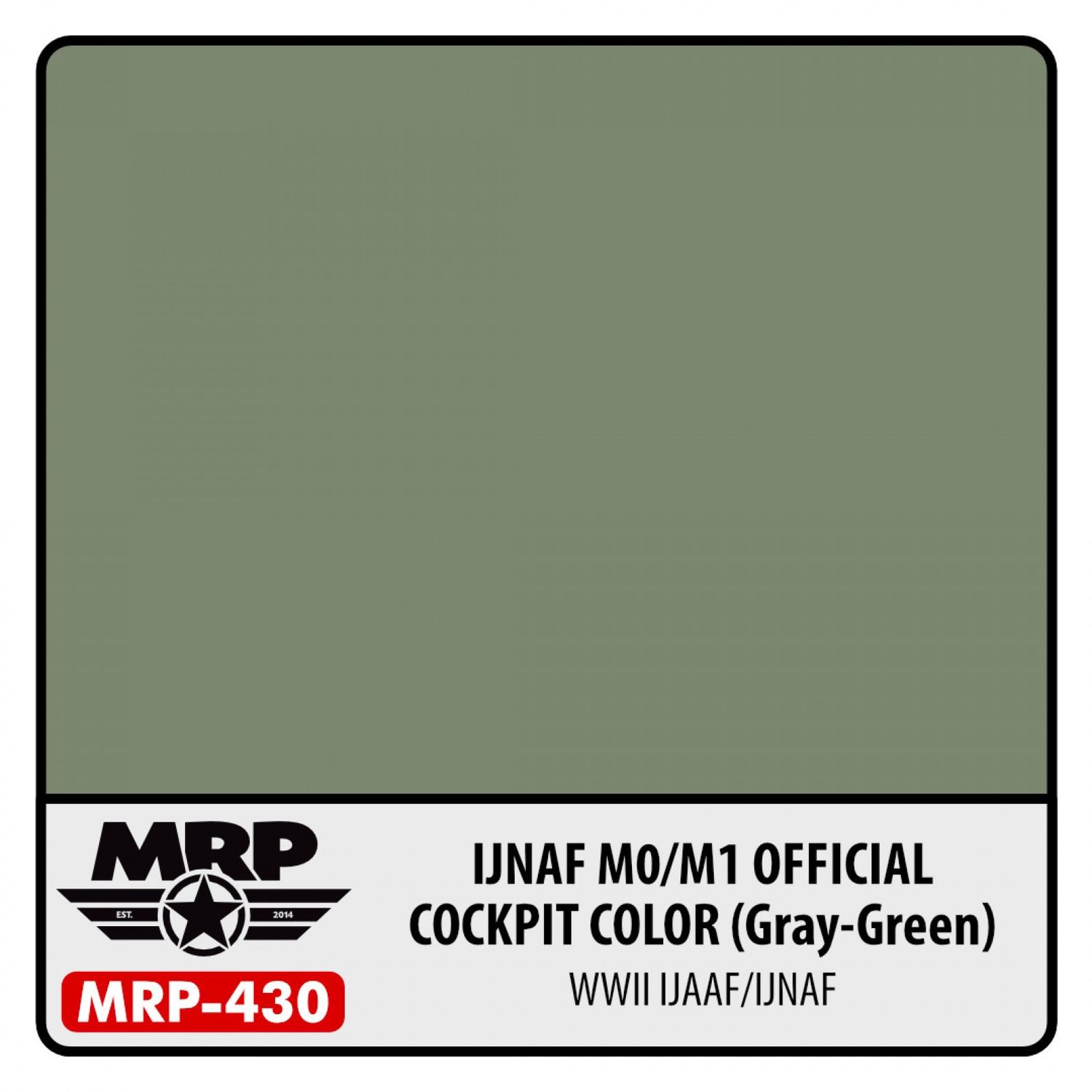 MRP-430 - IJNAF M0/M1 Official Cockpit Color (Gray Green) 30ml