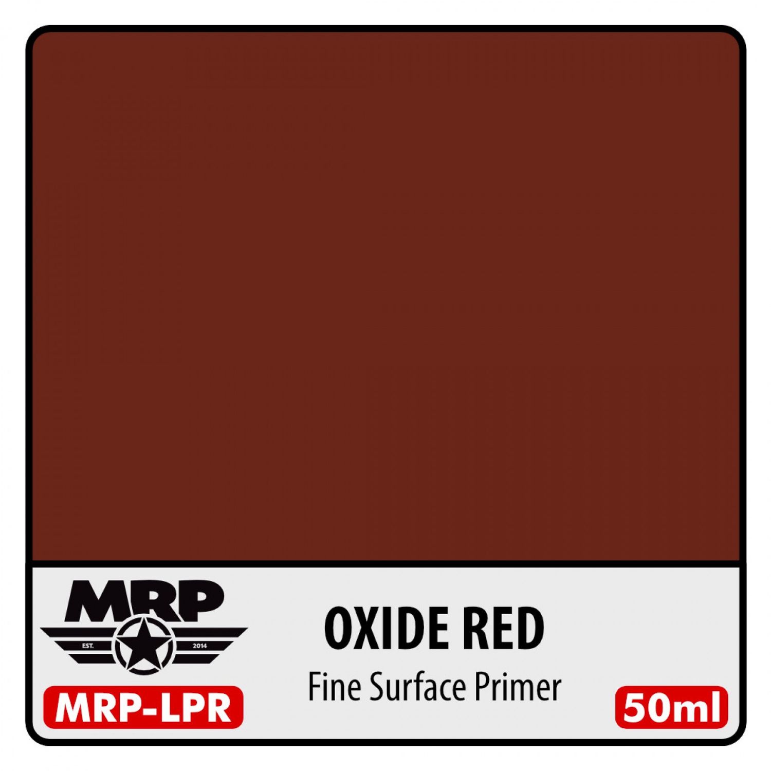 MRP-LPR - Fine Surface Primer - Oxide Red 50ml