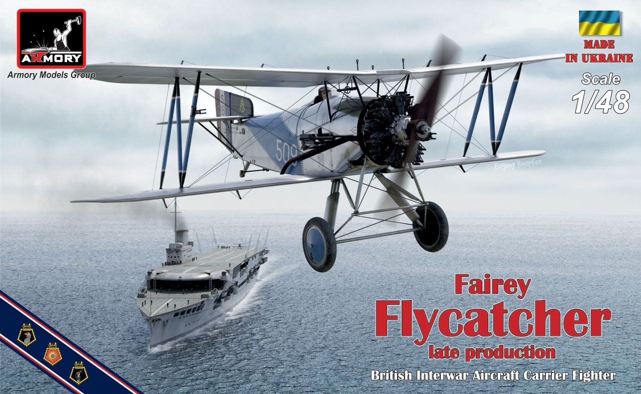 AR48002 - Fairey Flycatcher British interwar FAA Fighter, late version, w/ Jaguar-IV engine - 1:48