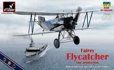 AR48002 - Fairey Flycatcher British interwar FAA Fighter, late version, w/ Jaguar-IV engine - 1:48
