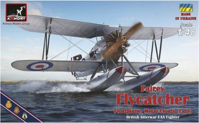 AR48004 - Fairey Flycatcher British Interwar FAA Floatplane Fighter, Late (Metal) - 1:48