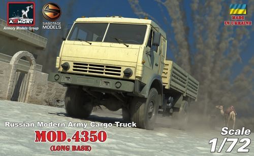AR72406-R - Russian Modern 4x4 Military Cargo Truck mod.4350, LIMITED EDITION - 1:72