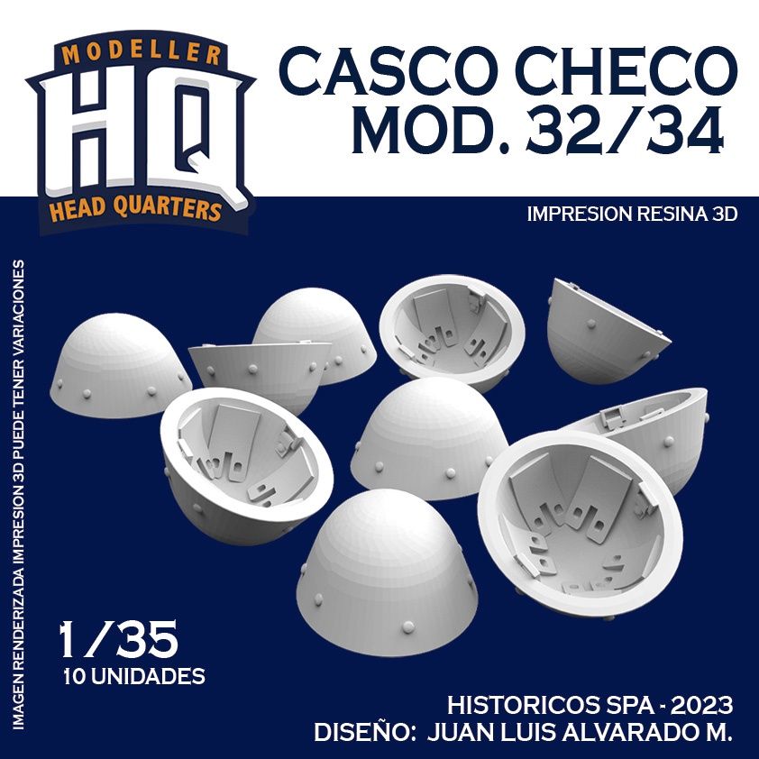HQ35519 - Casco Checo Mod. 32/34 - 1:35