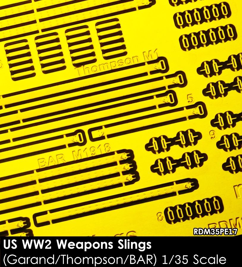 RDM35PE17 - US WW2 Weapons Slings - 1:35
