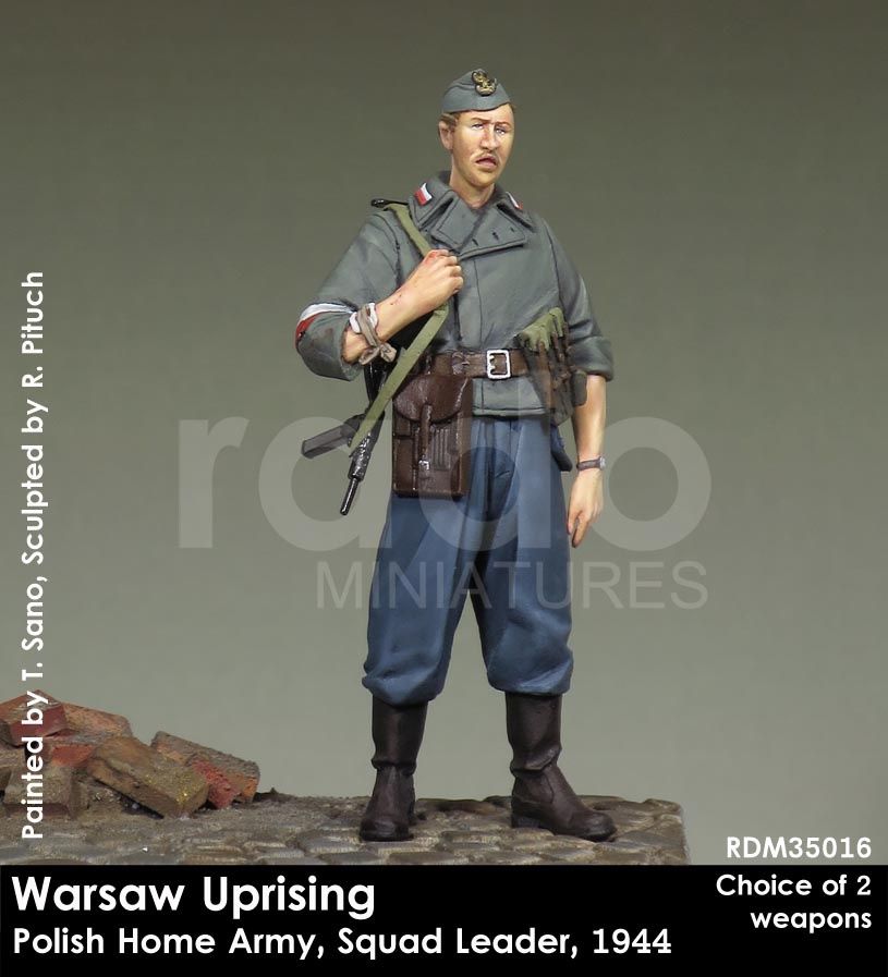 RDM35016 - Polish Home Army Squad Leader, 1944 (Warsaw Uprising) - 1:35