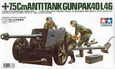 35047 - 7,5Cm Anti Tank Gun (Pak 40/L46) - 1:35